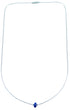Liquid Sterling Silver And Lapis Layering Bead Necklace SX110093